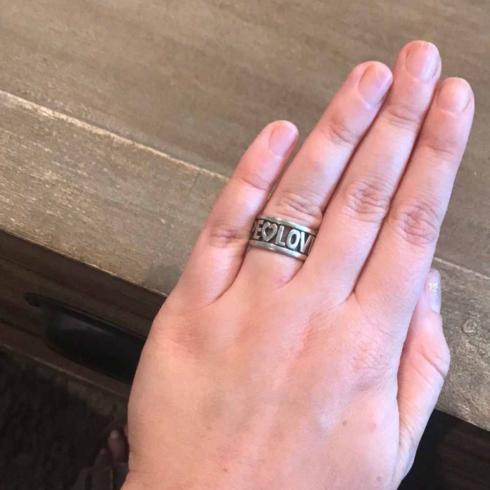James Avery Ring—Faith, Hope, Love, size 6.5